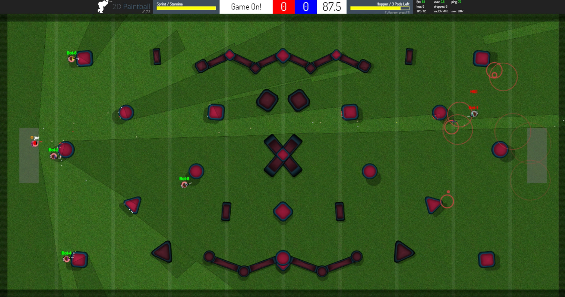 2D Paintball screenshot 1