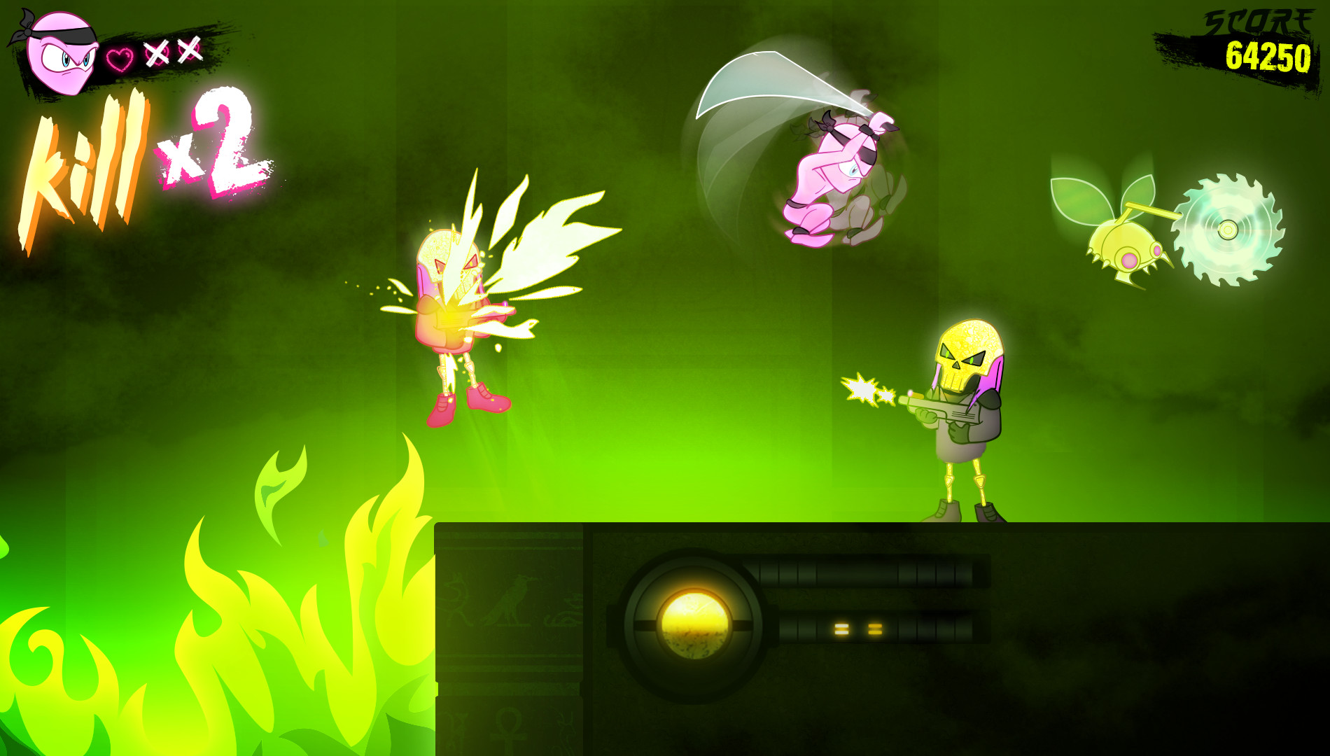 Neon the Ninja screenshot 1