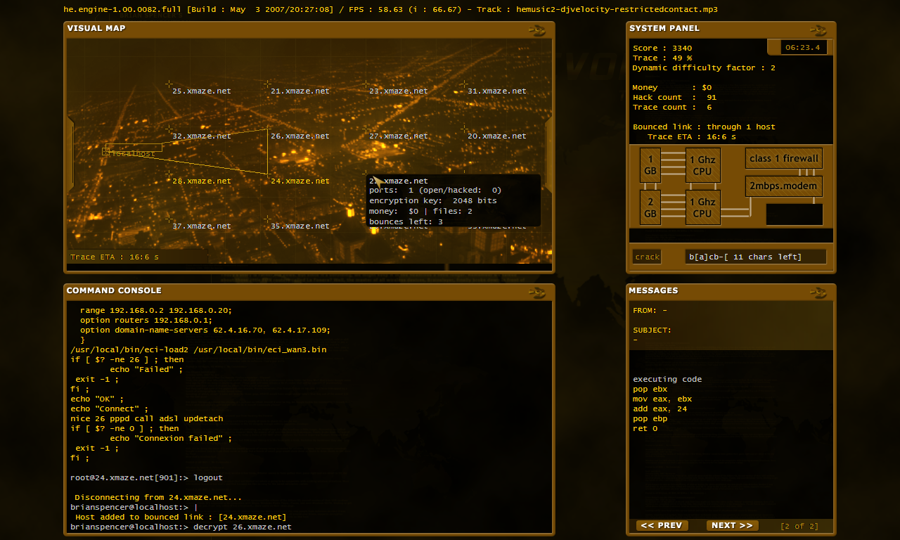 Hacker Evolution screenshot 3