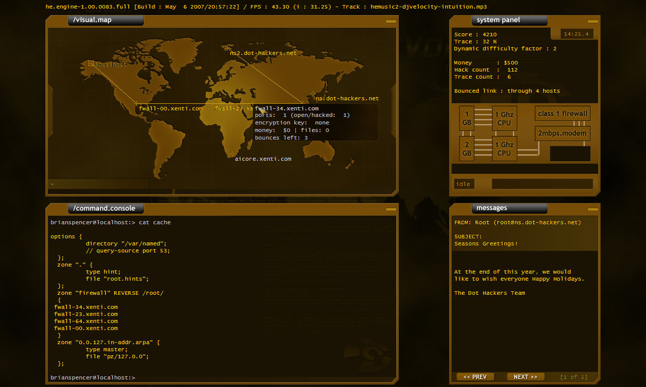 Hacker Evolution screenshot 2