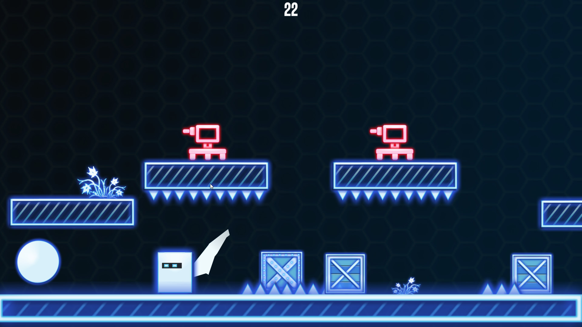 2D Neon Cube screenshot 1