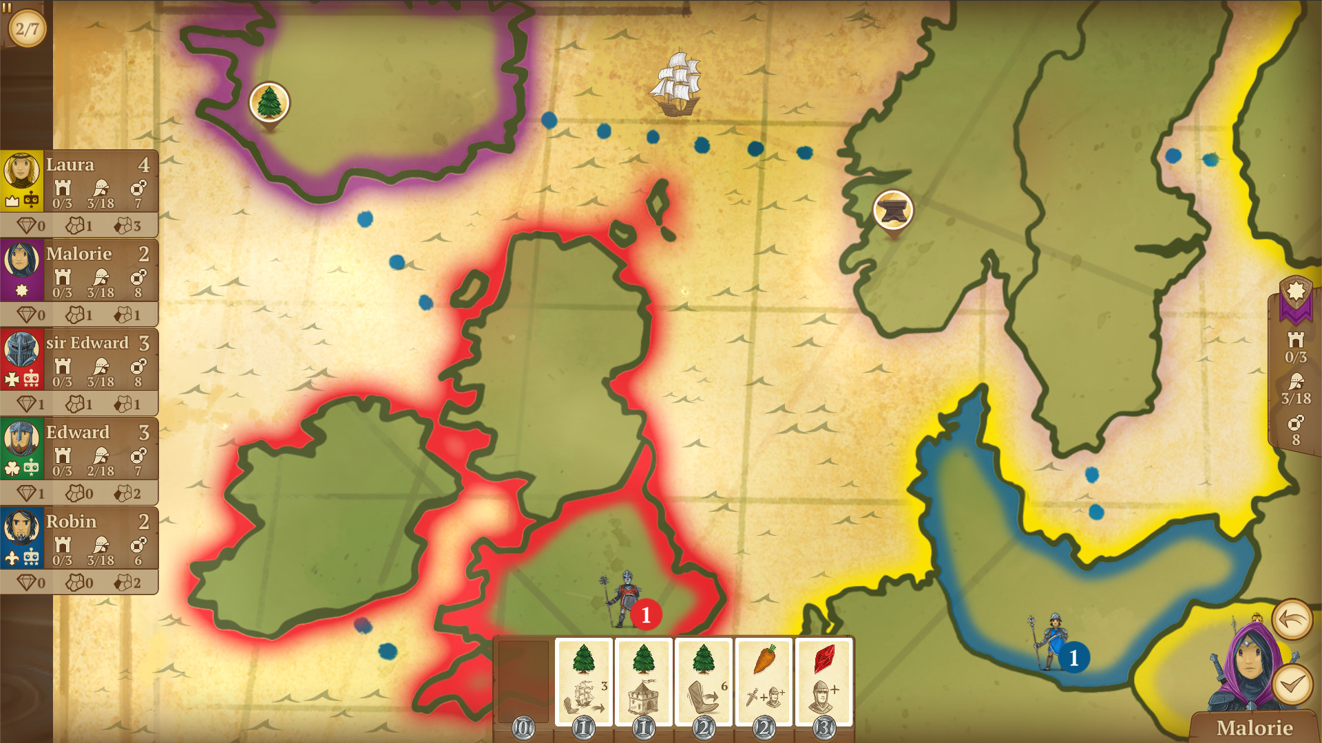Eight-Minute Empire: Old Europe Map screenshot 2