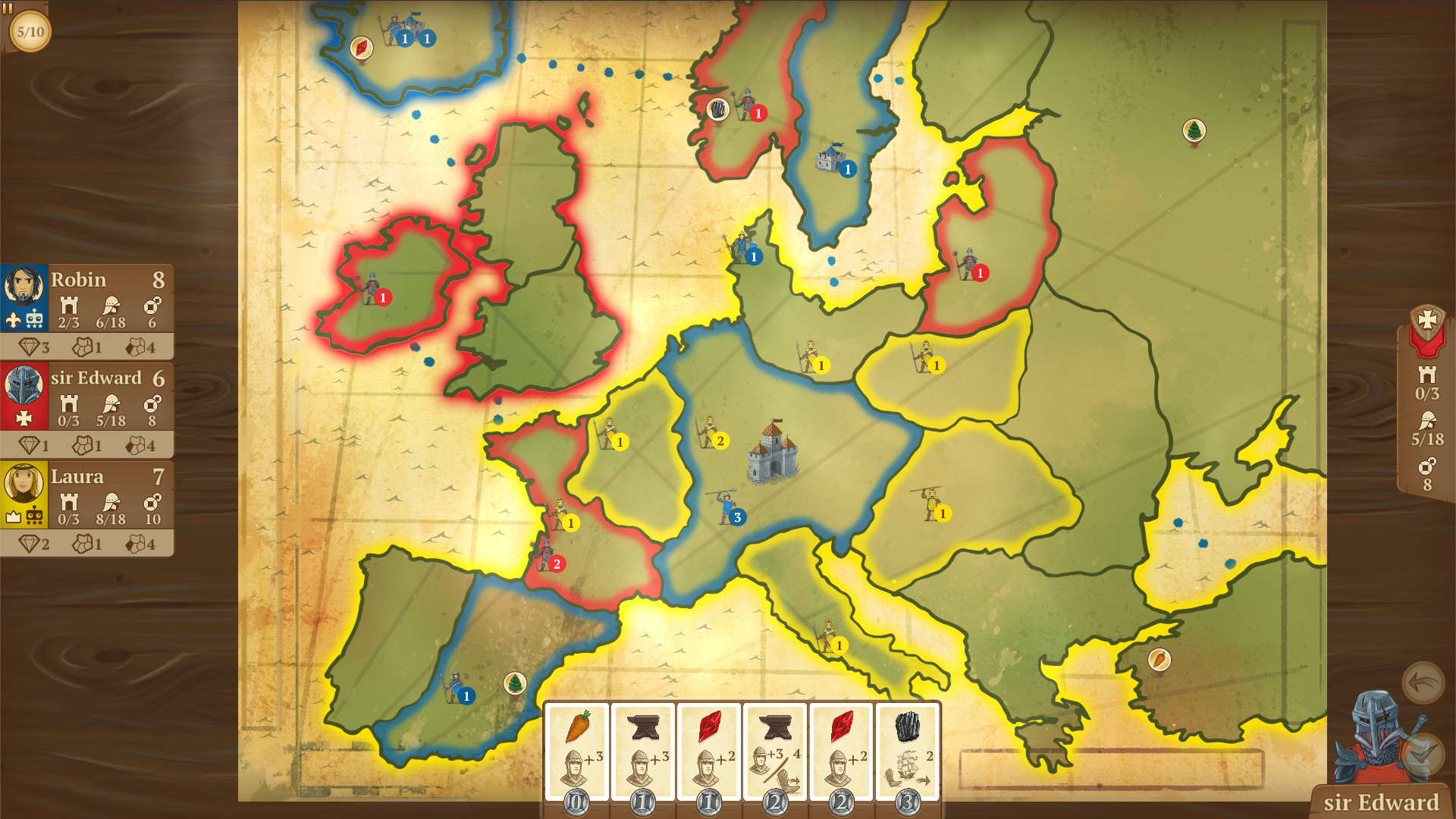 Eight-Minute Empire: Old Europe Map screenshot 1