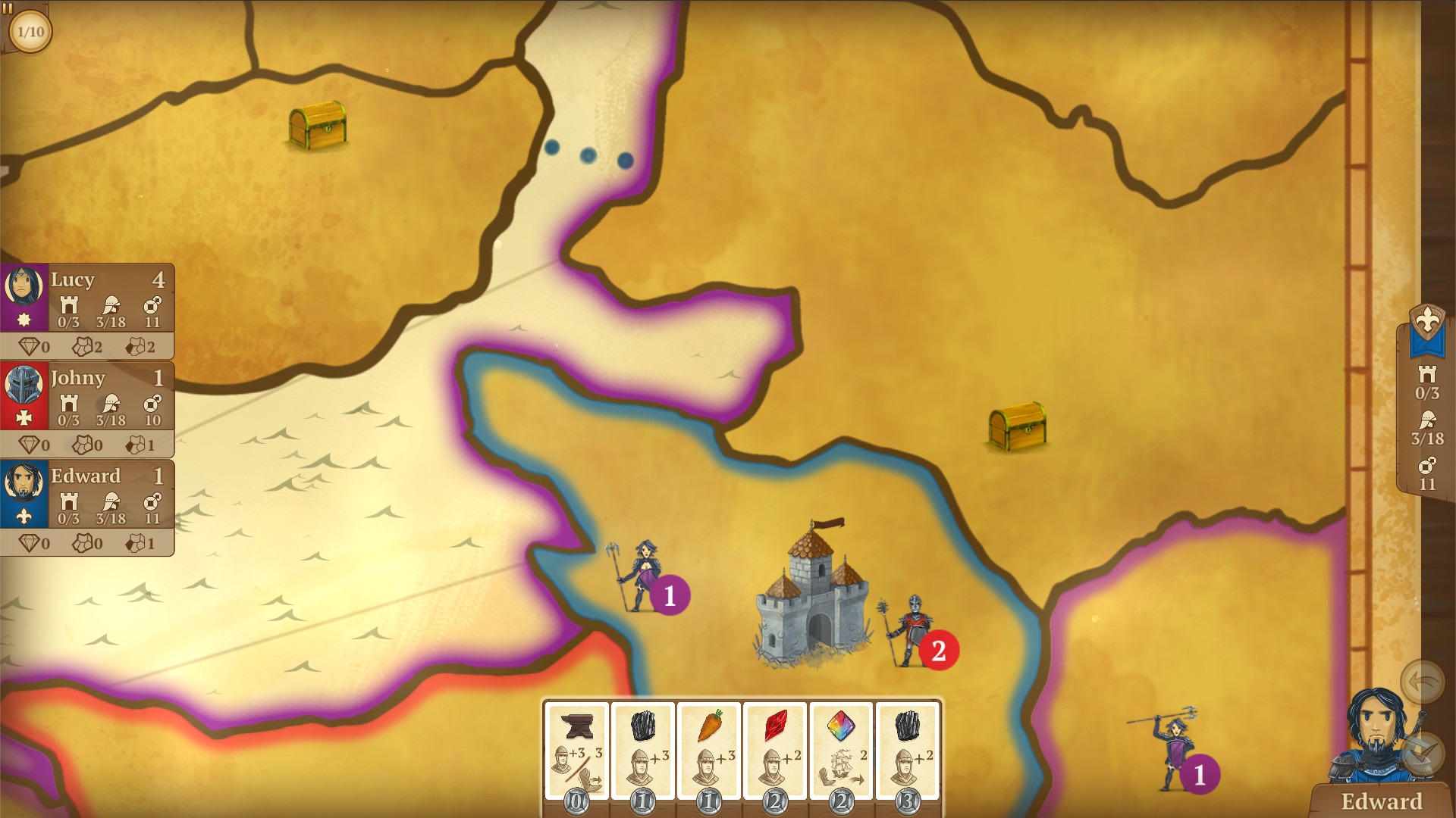 Eight-Minute Empire: Southern Plains Map screenshot 2