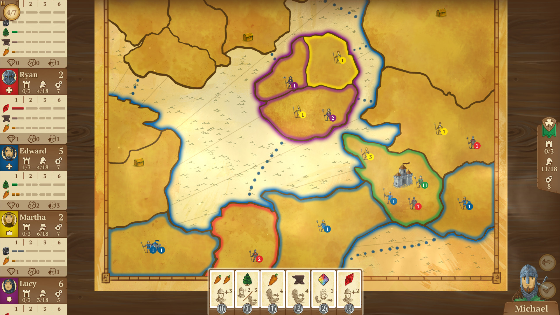 Eight-Minute Empire: Southern Plains Map screenshot 1