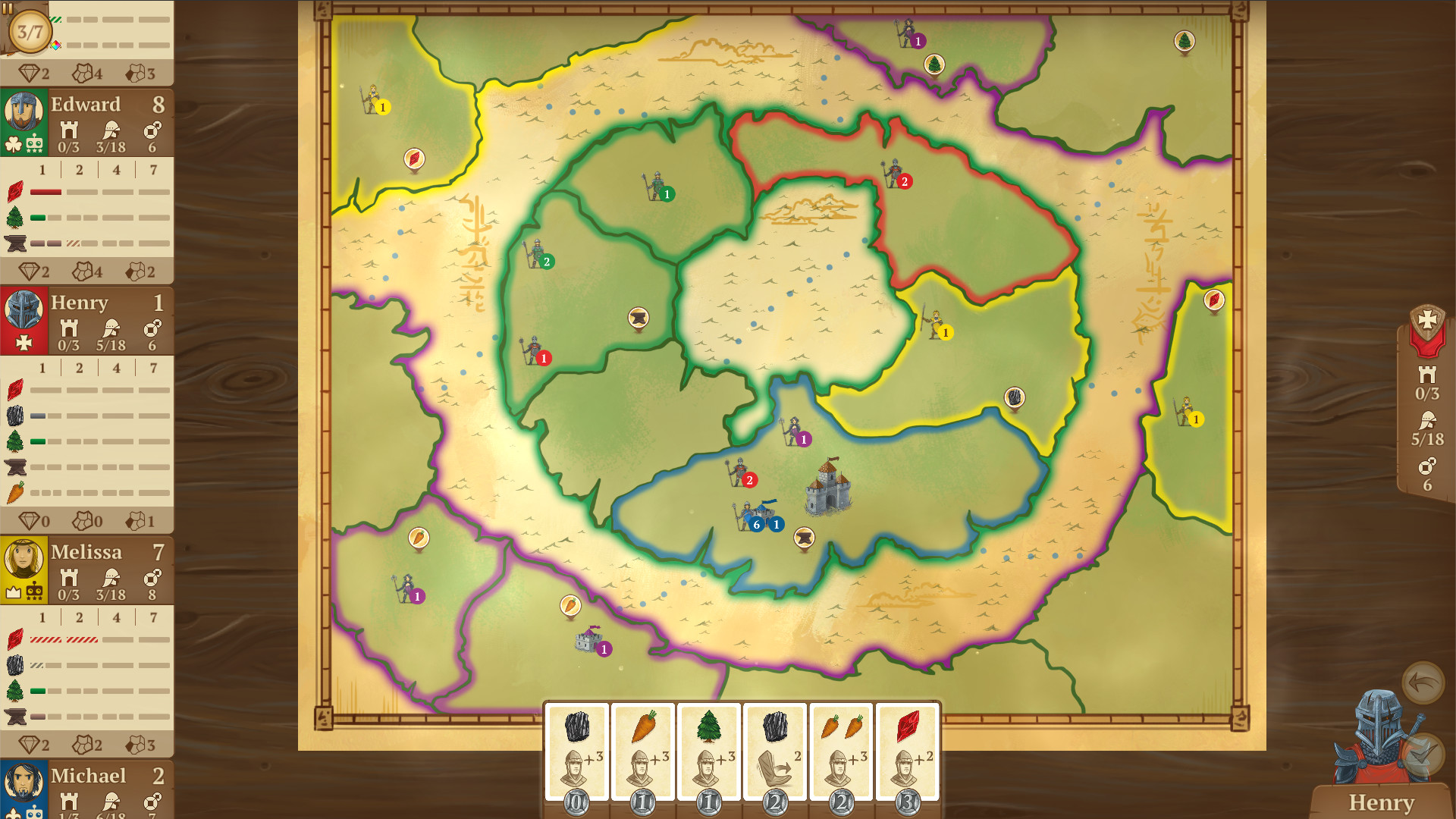 Eight-Minute Empire: Starfall Crater Map screenshot 2
