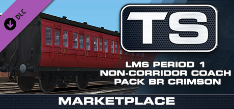 TS Marketplace: LMS Period 1 Non-Corridor Coach Pack BR Crimson