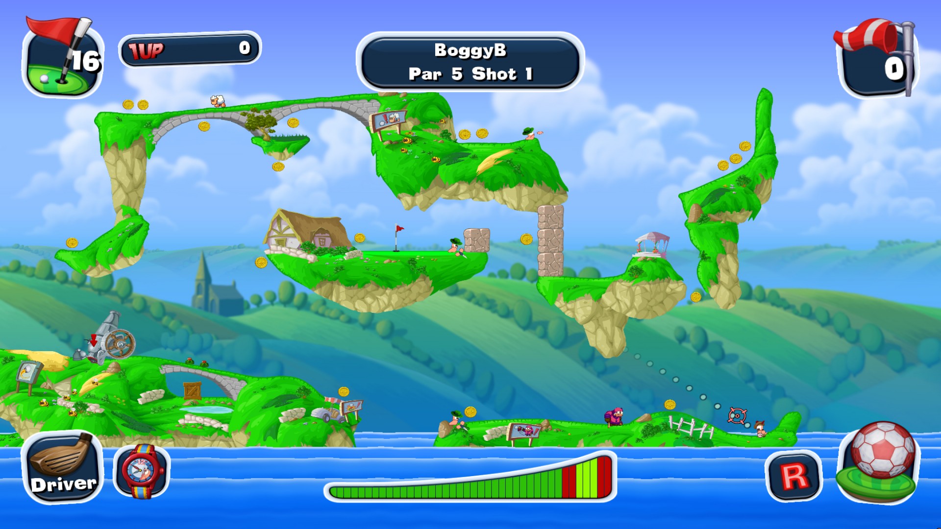 Worms Crazy Golf screenshot 3