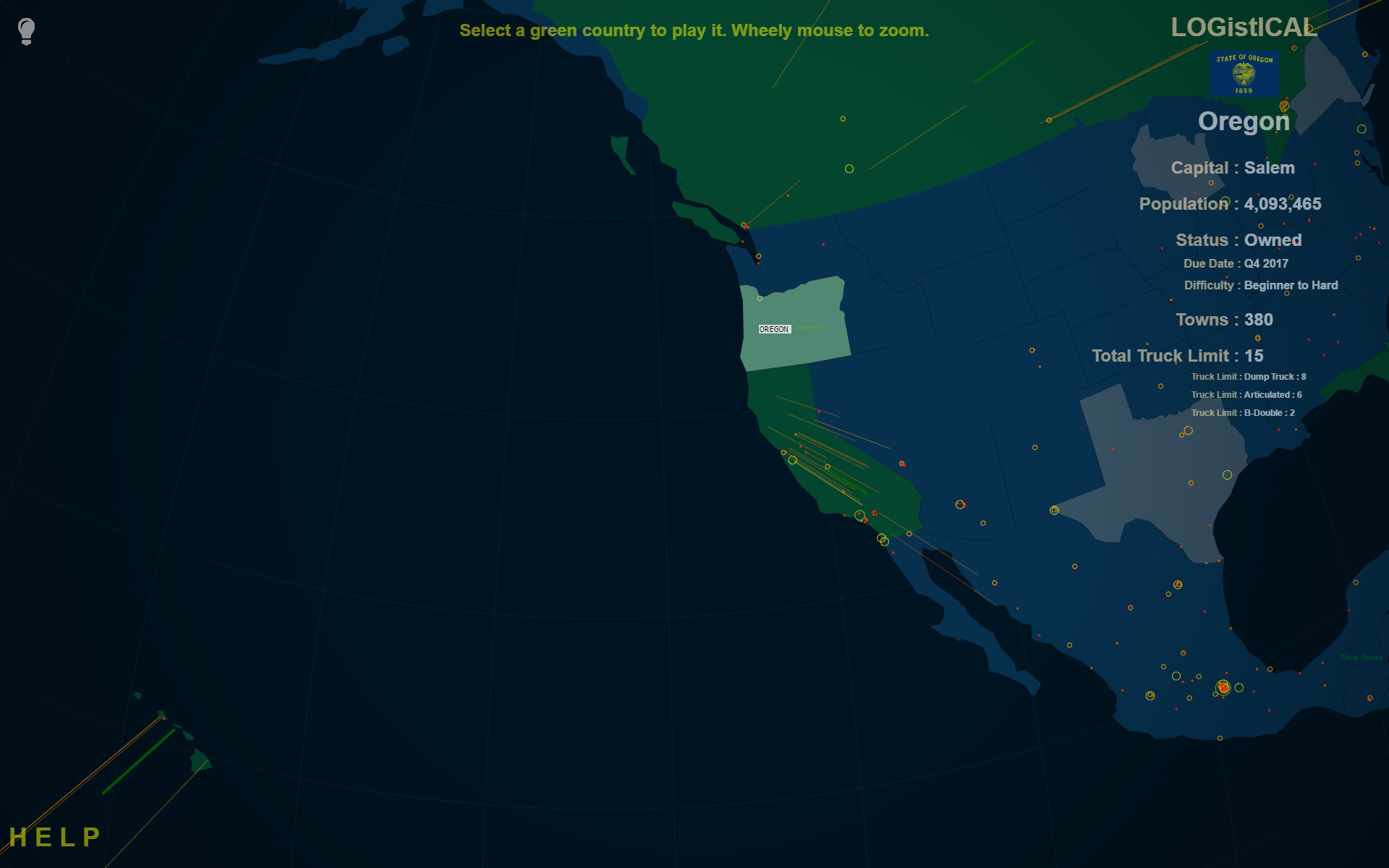 LOGistICAL: USA - Oregon screenshot 1