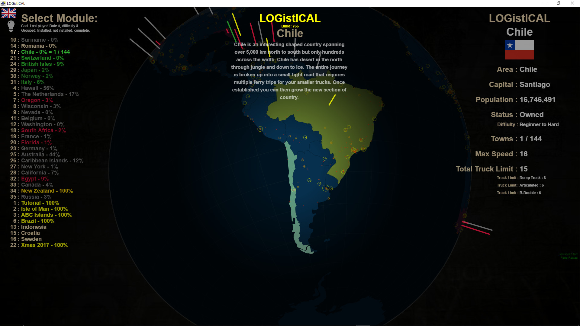 LOGistICAL: Chile screenshot 1