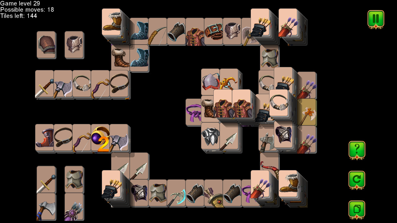 Weapon and Armor: Mahjong screenshot 12