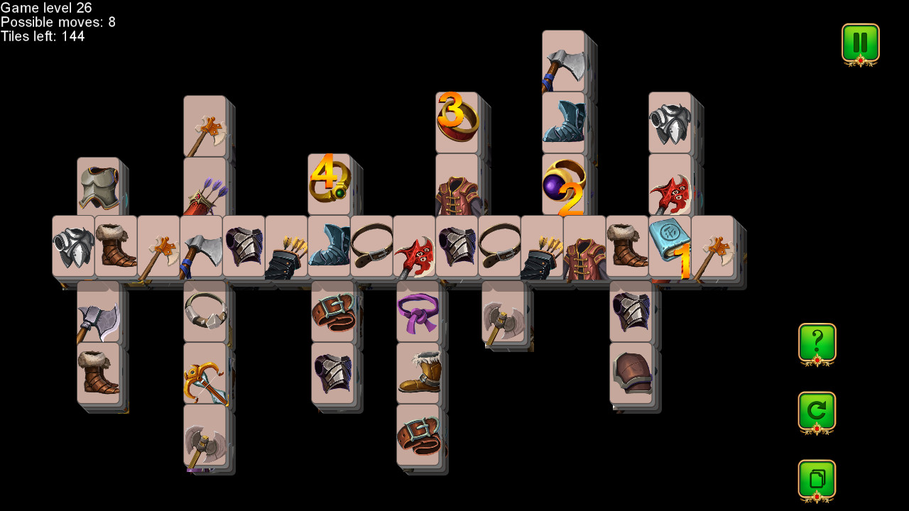 Weapon and Armor: Mahjong screenshot 8