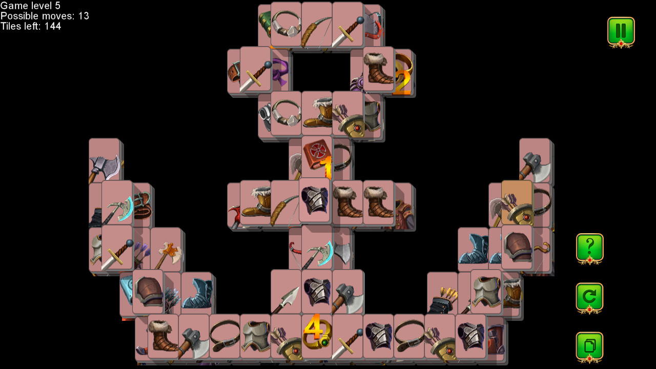 Weapon and Armor: Mahjong screenshot 5