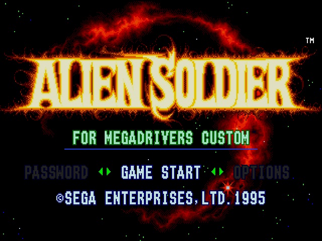Alien Soldier screenshot 1