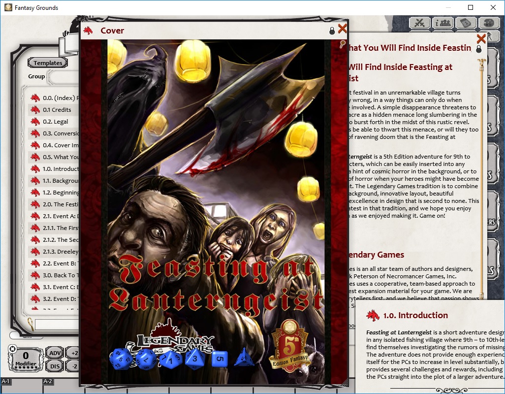 Fantasy Grounds - Feasting at Lanterngeist (5E) screenshot 2