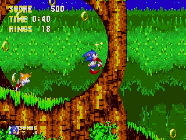 Screenshot from Sonic 3