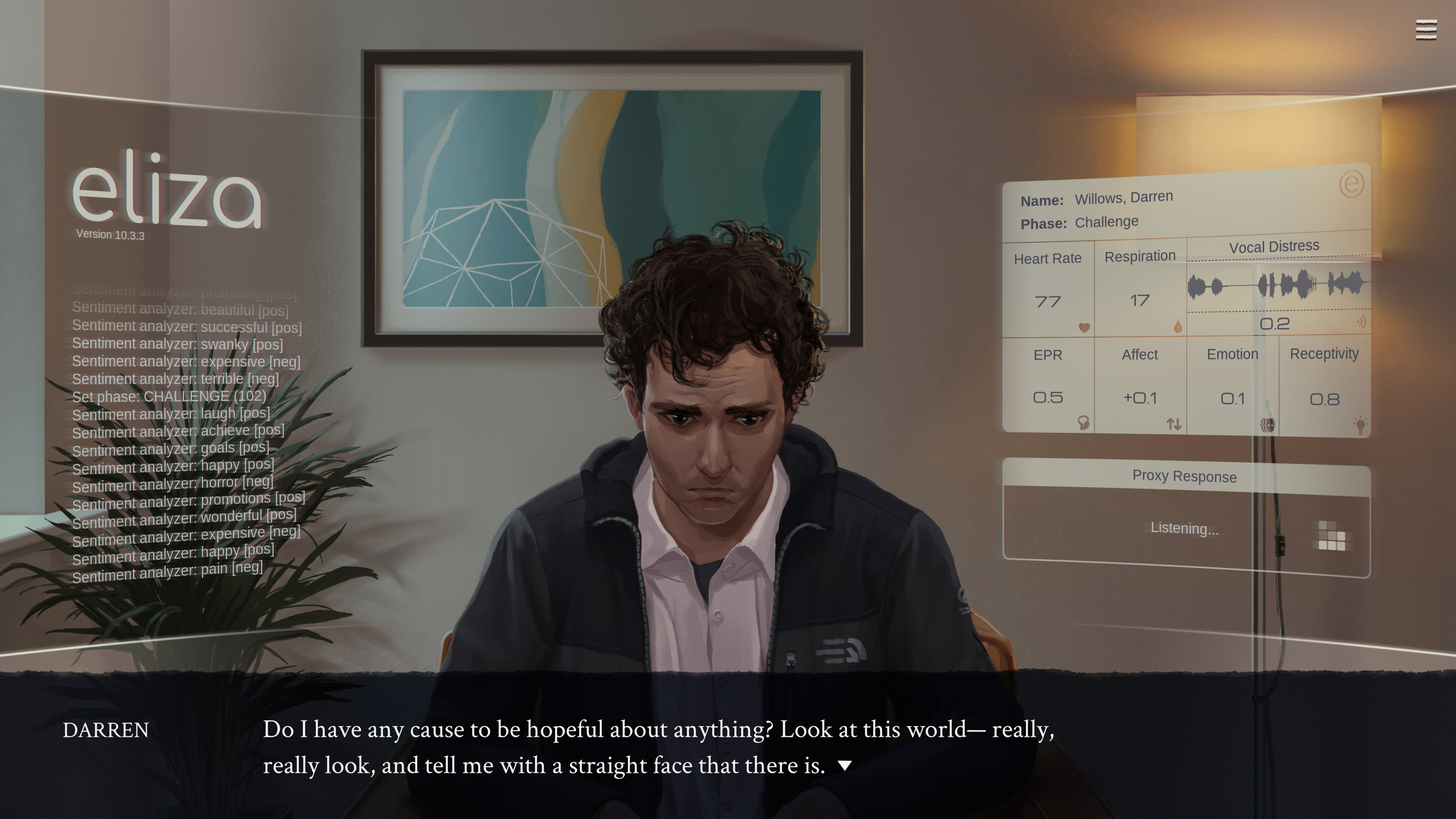 Eliza screenshot 1