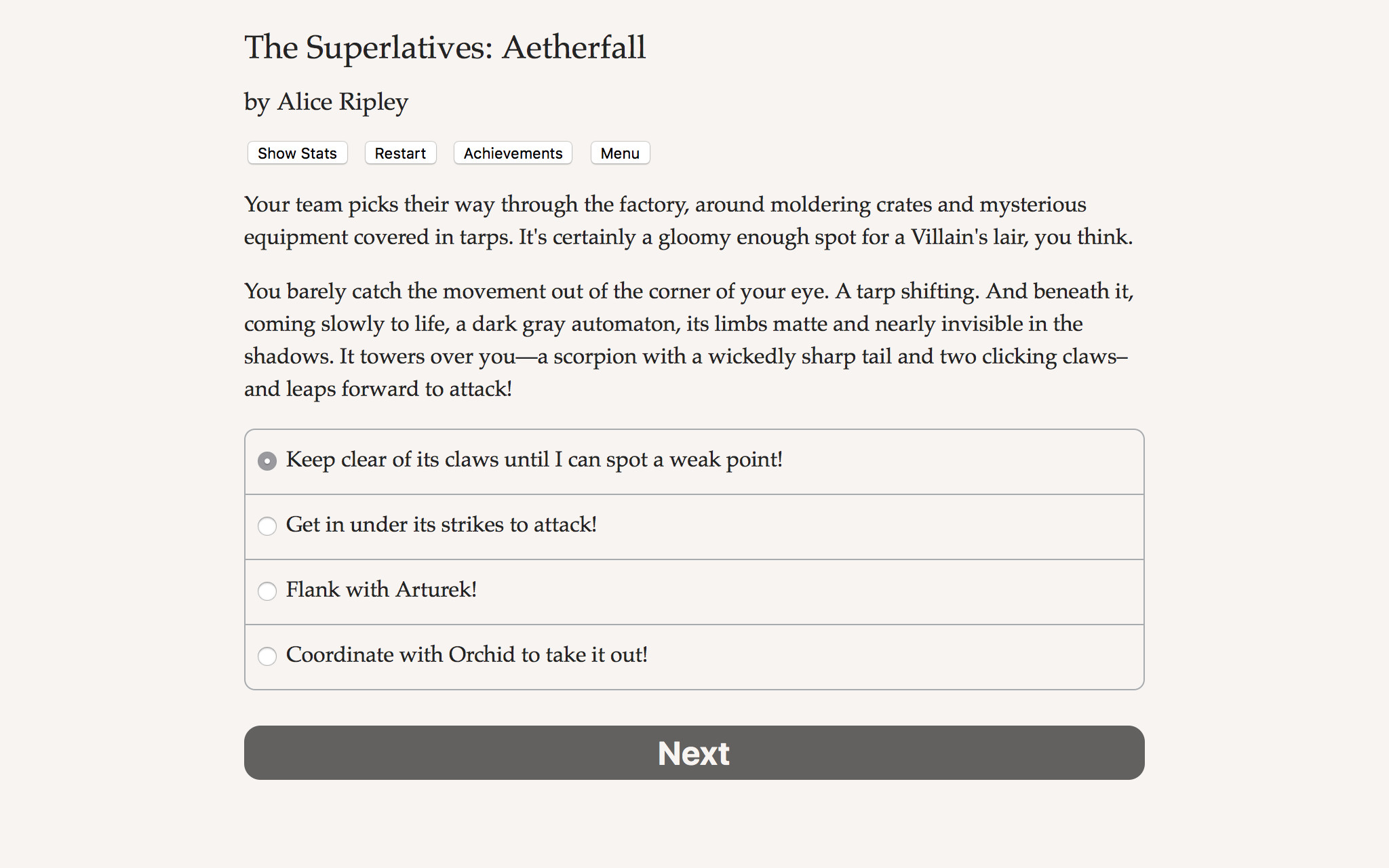 The Superlatives: Aetherfall screenshot 1