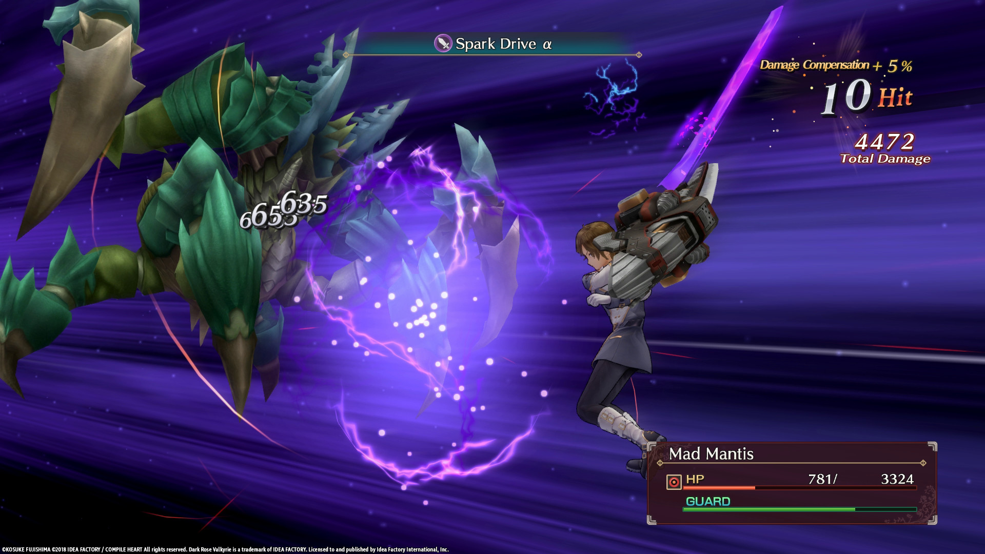 Dark Rose Valkyrie screenshot 3