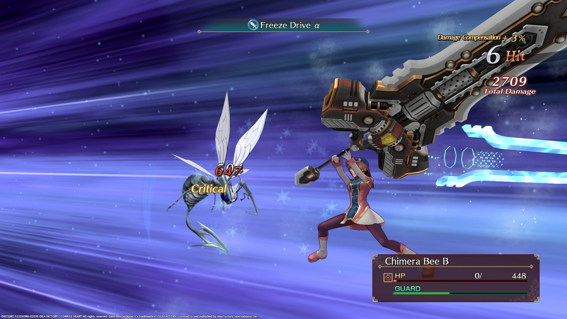 Dark Rose Valkyrie screenshot 1