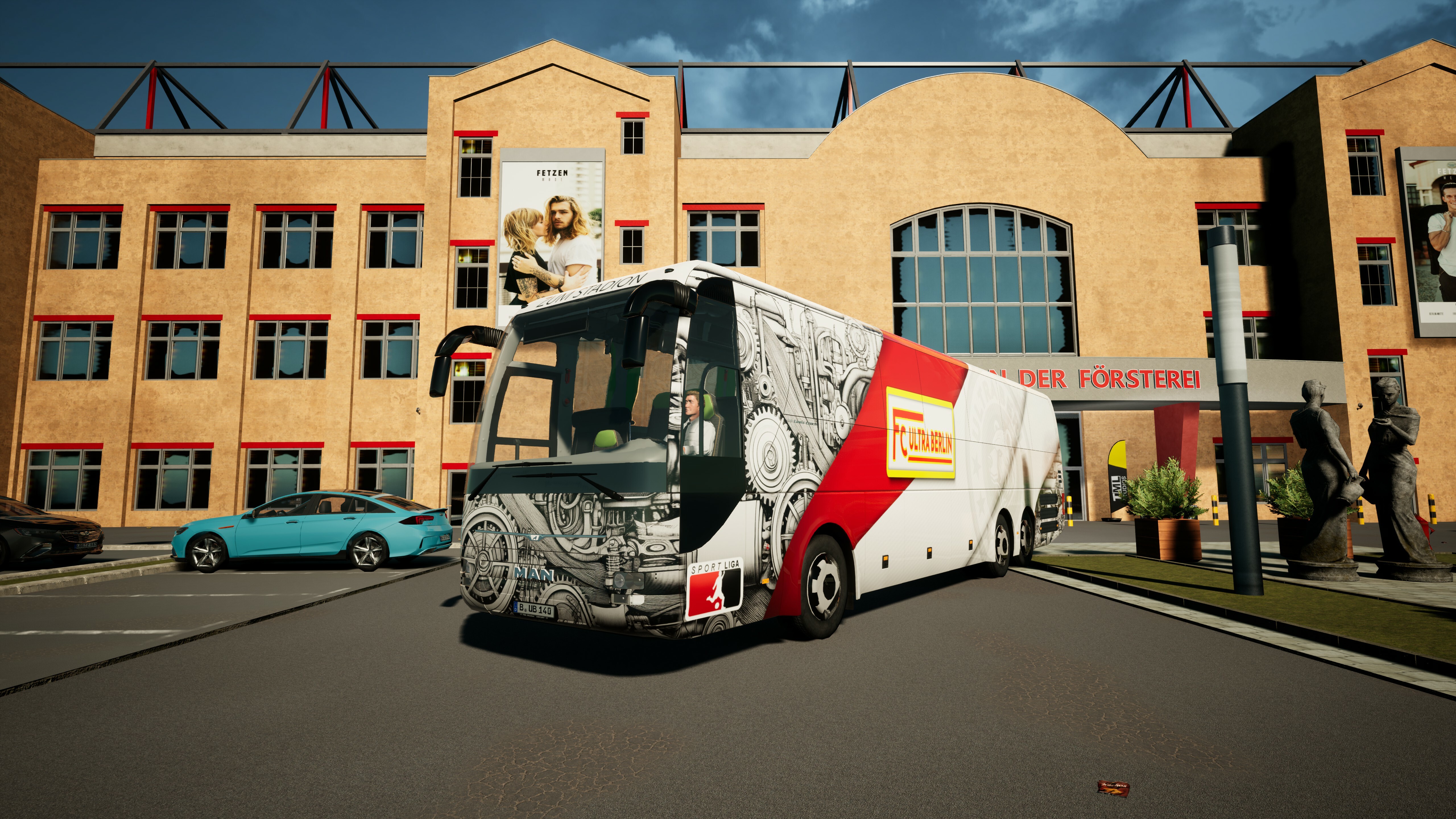 Fernbus Simulator - Fußball Mannschaftsbus screenshot 7
