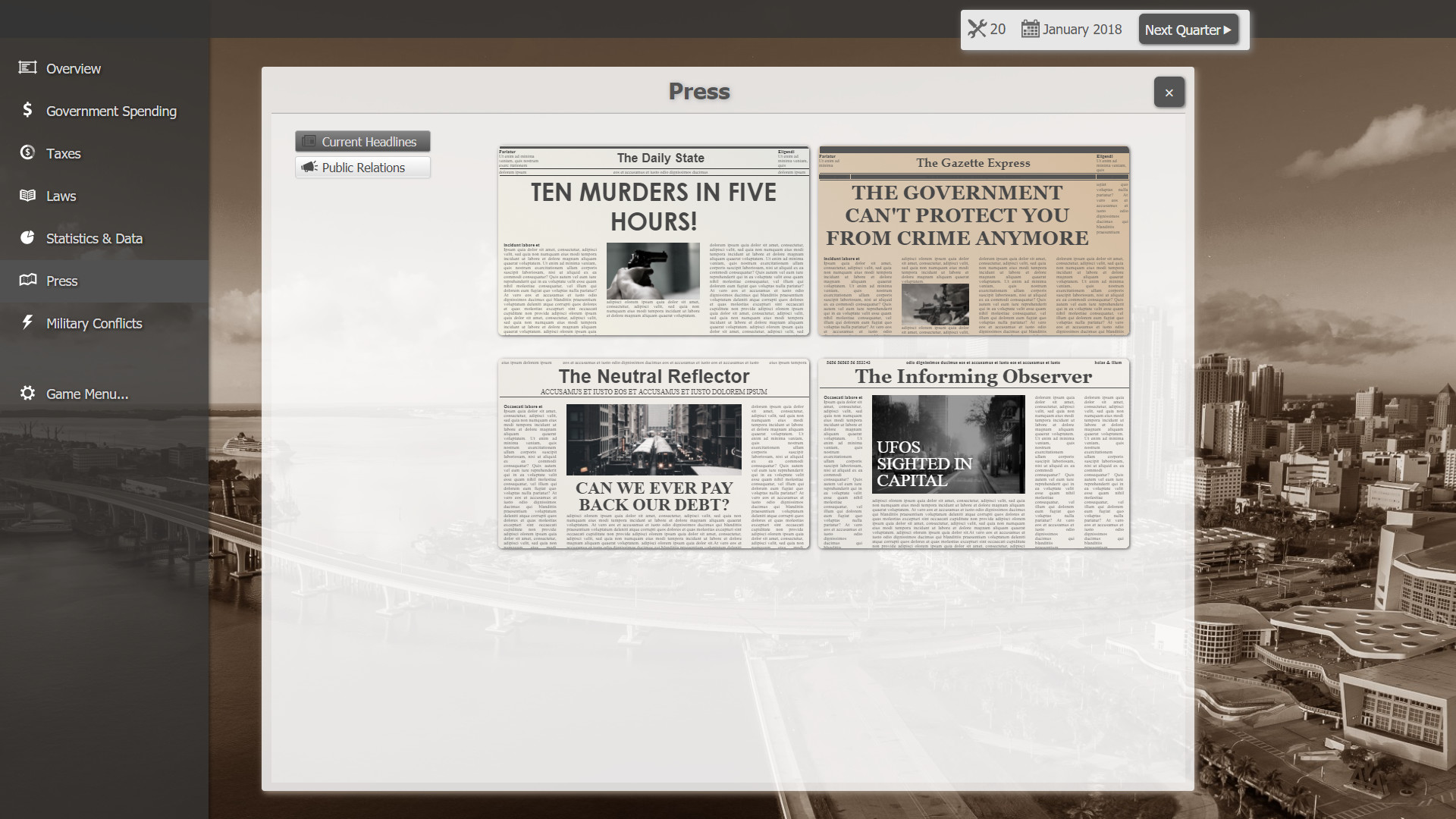 Government Simulator screenshot 6