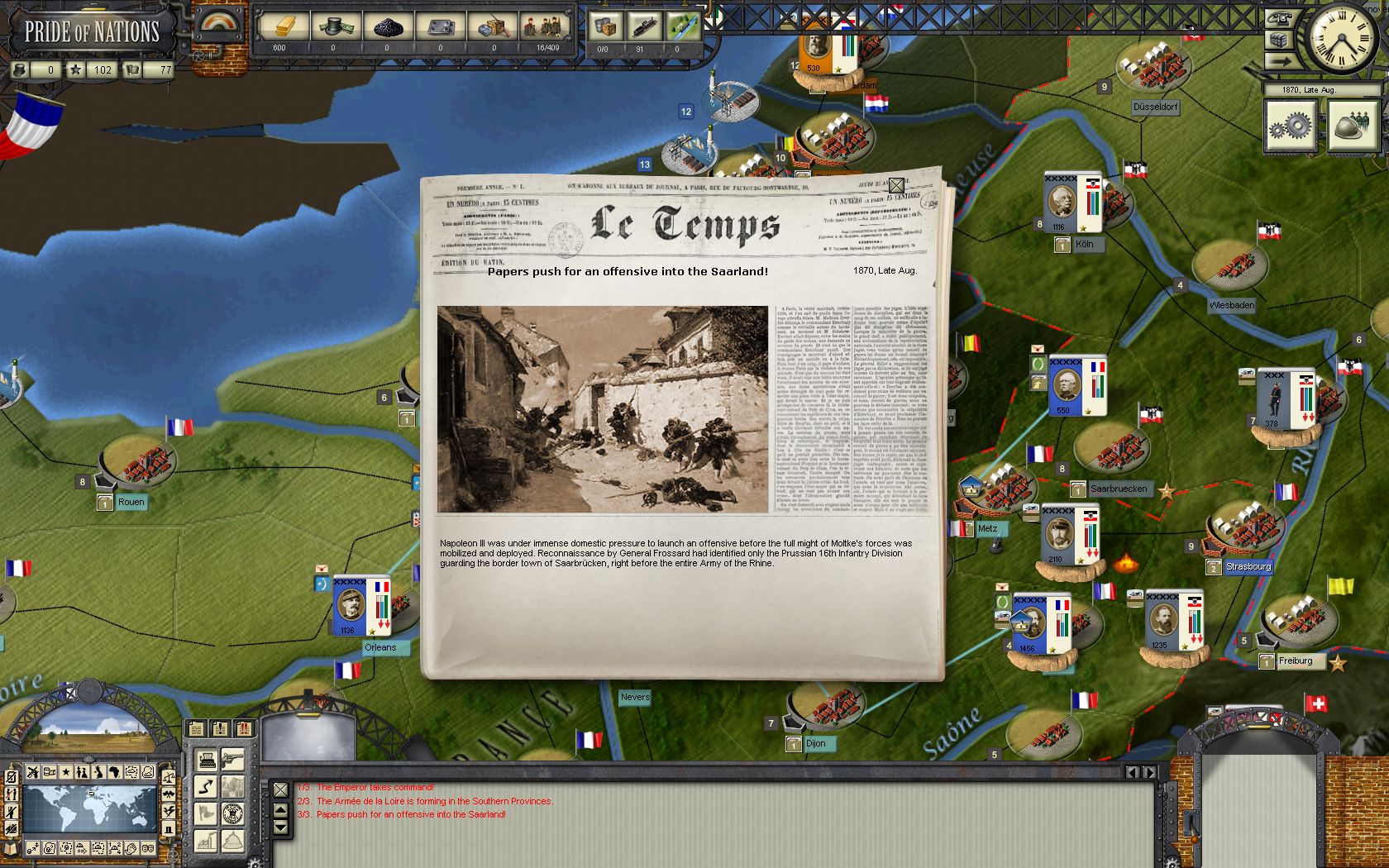 Pride of Nations: The Franco-Prussian War 1870 on Steam