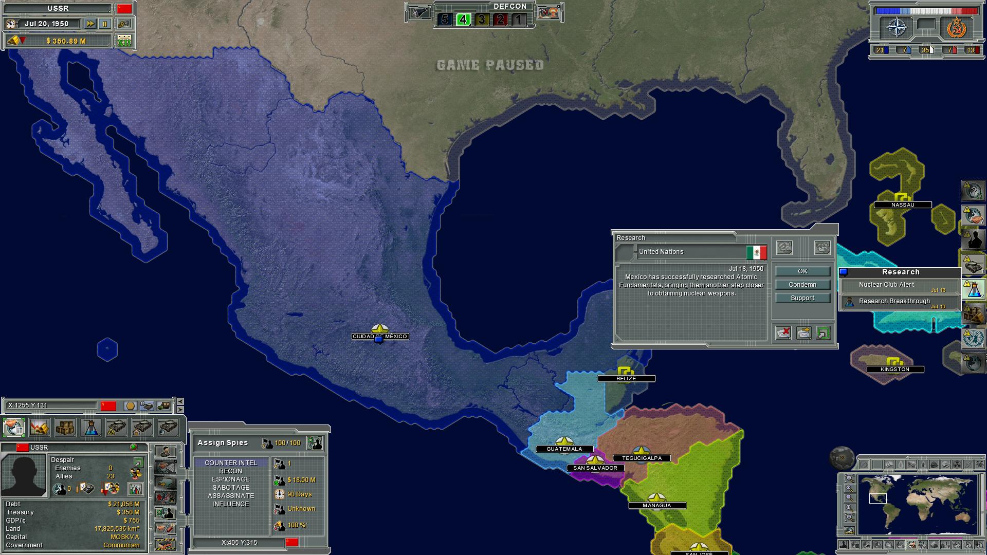 Supreme Ruler: Cold War screenshot 5