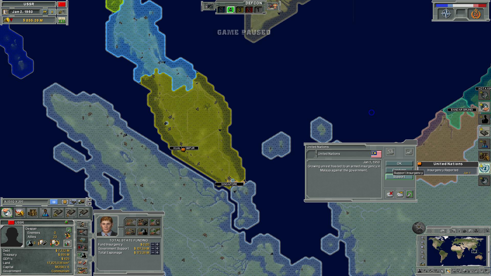 Supreme Ruler: Cold War screenshot 4