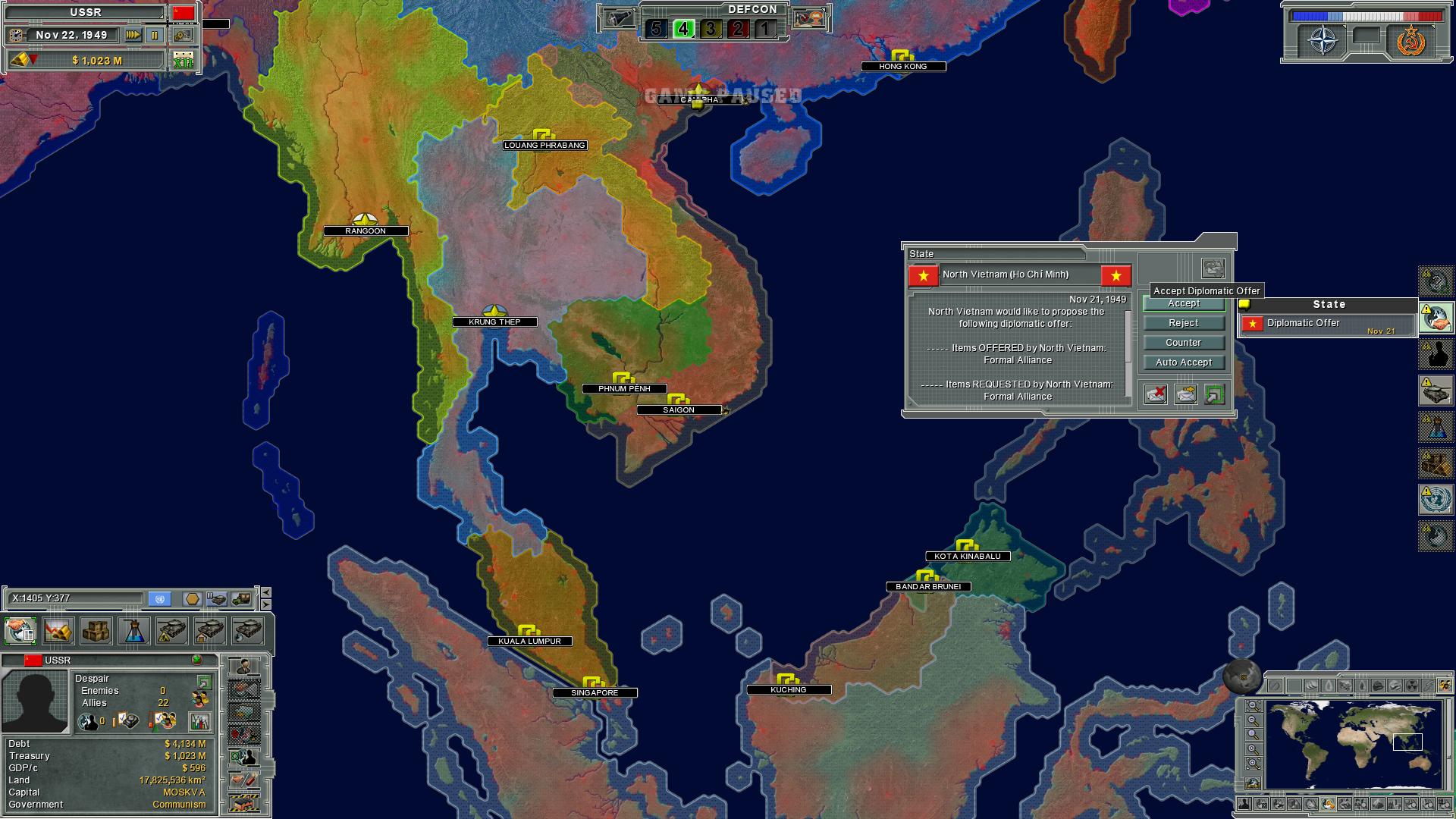 Supreme Ruler: Cold War screenshot 2