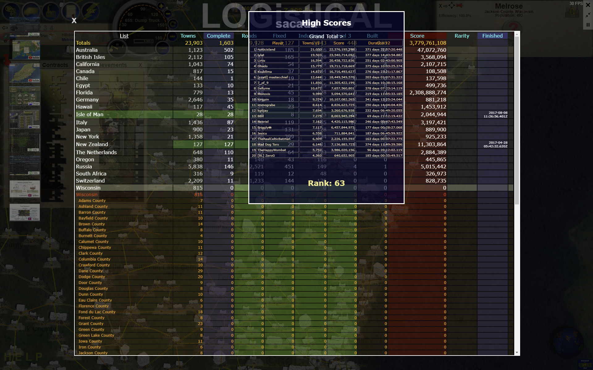 LOGistICAL: USA - Wisconsin screenshot 5