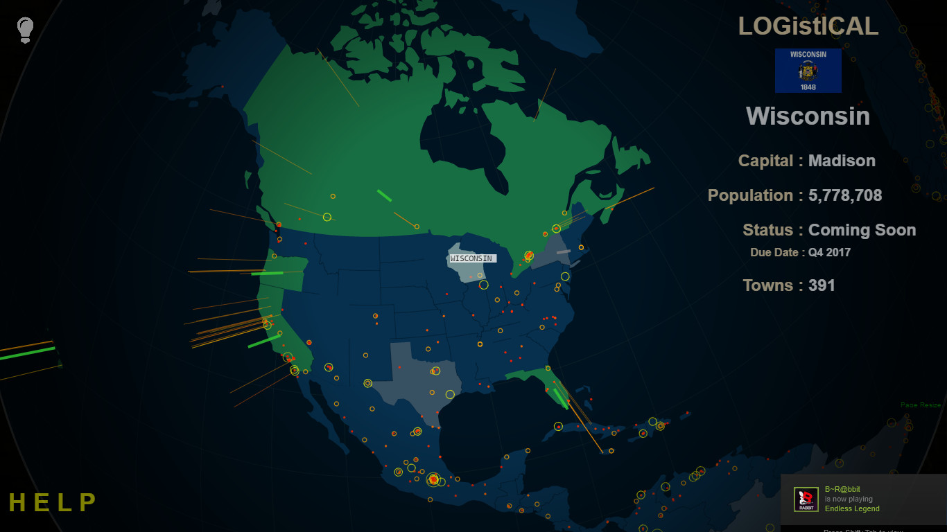 LOGistICAL: USA - Wisconsin screenshot 1
