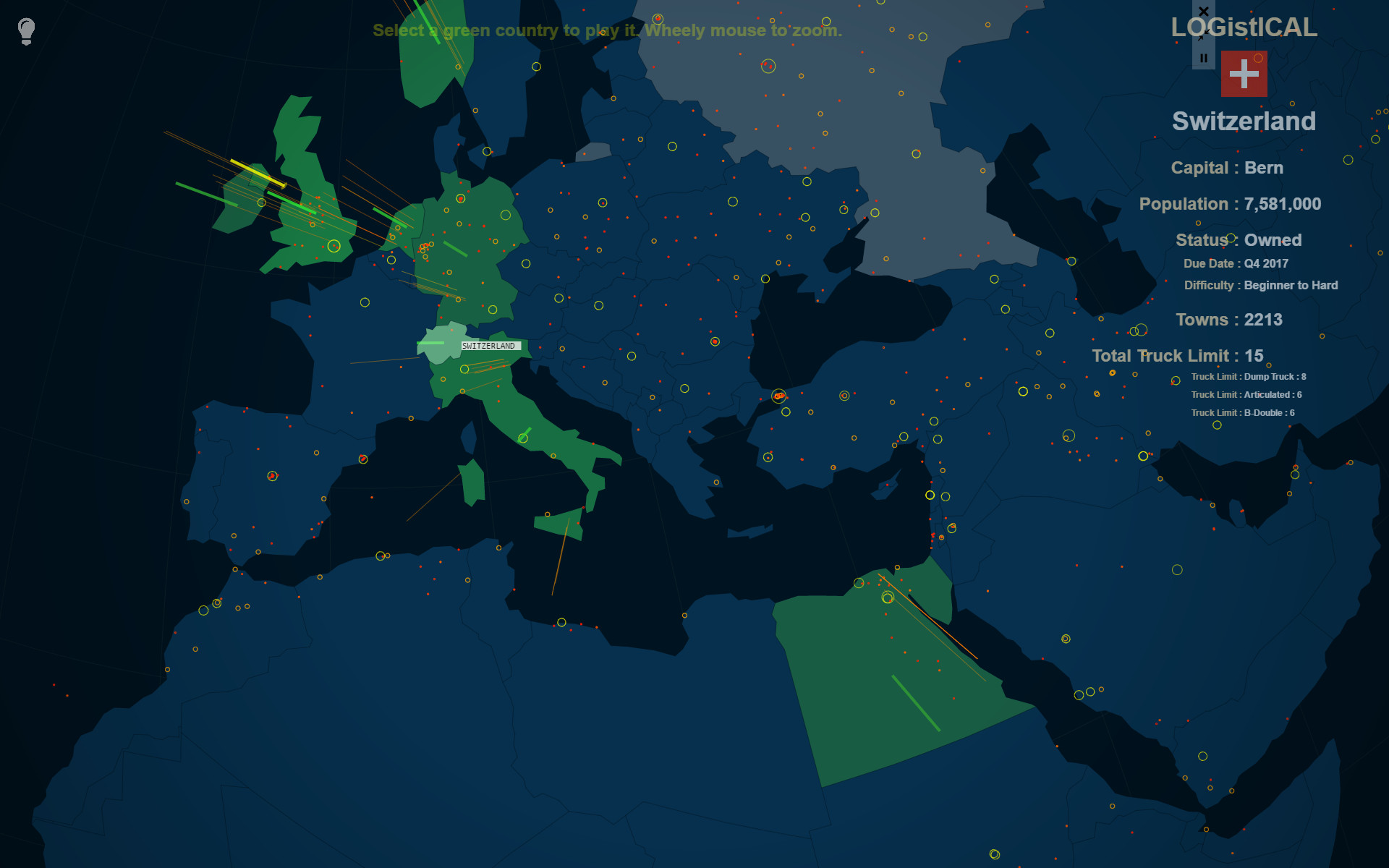 LOGistICAL: Switzerland screenshot 1