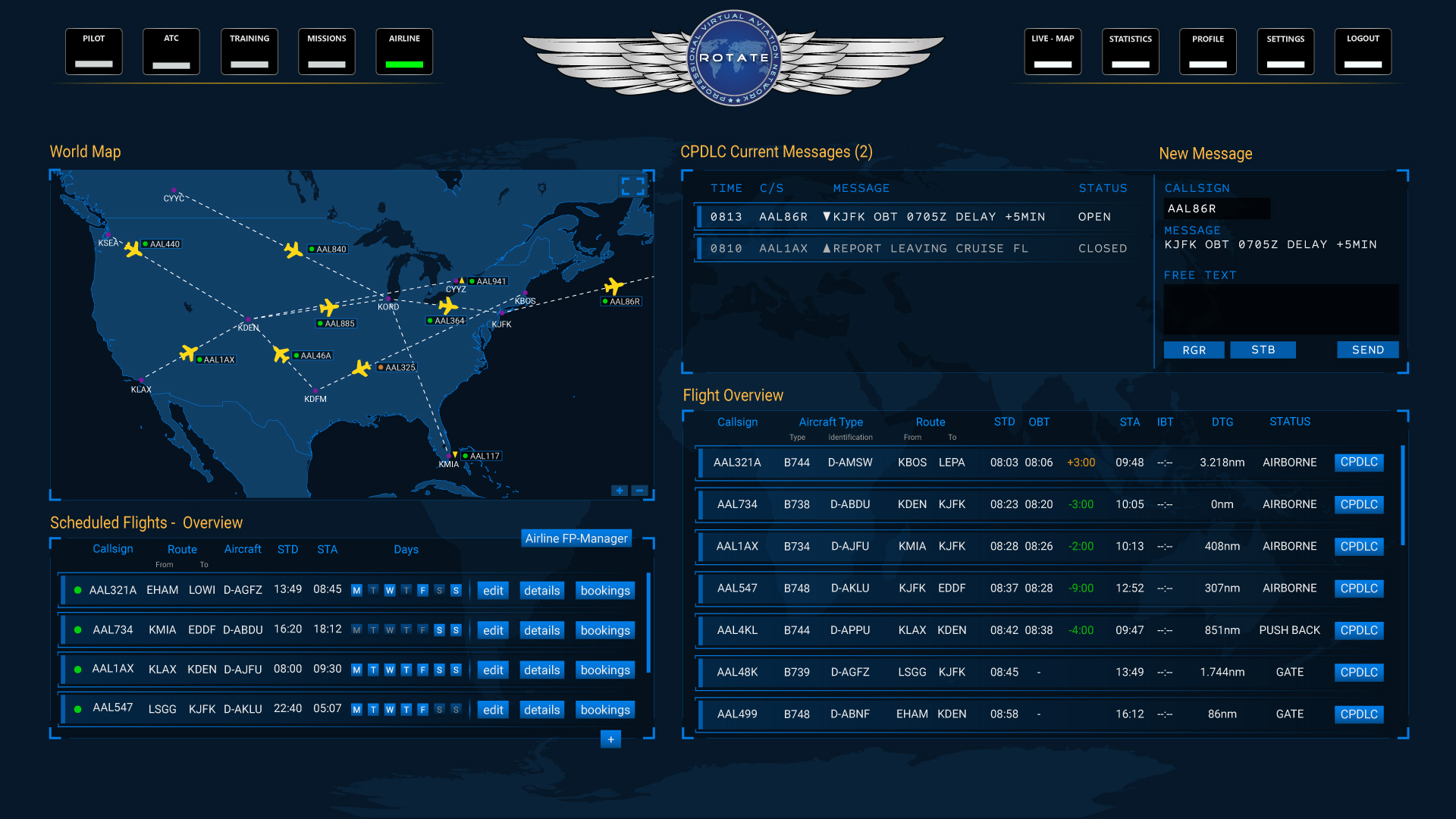 Rotate – Professional Virtual Aviation Network screenshot 6