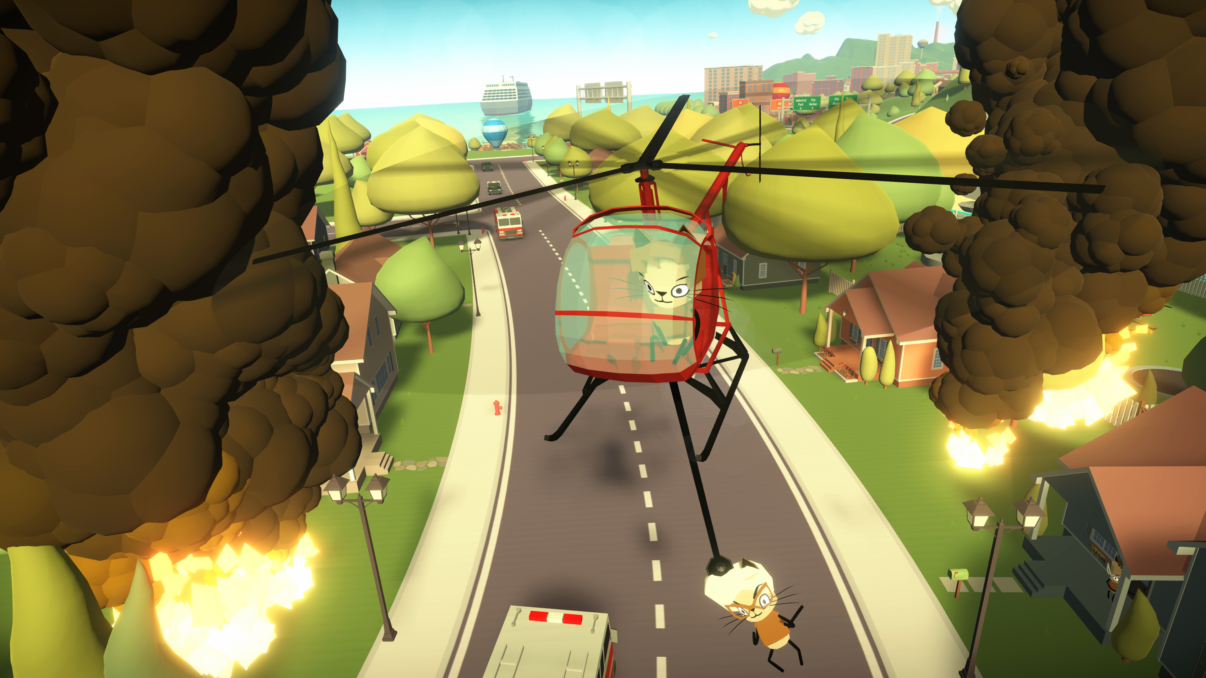 Cats Fly Helicopters screenshot 1