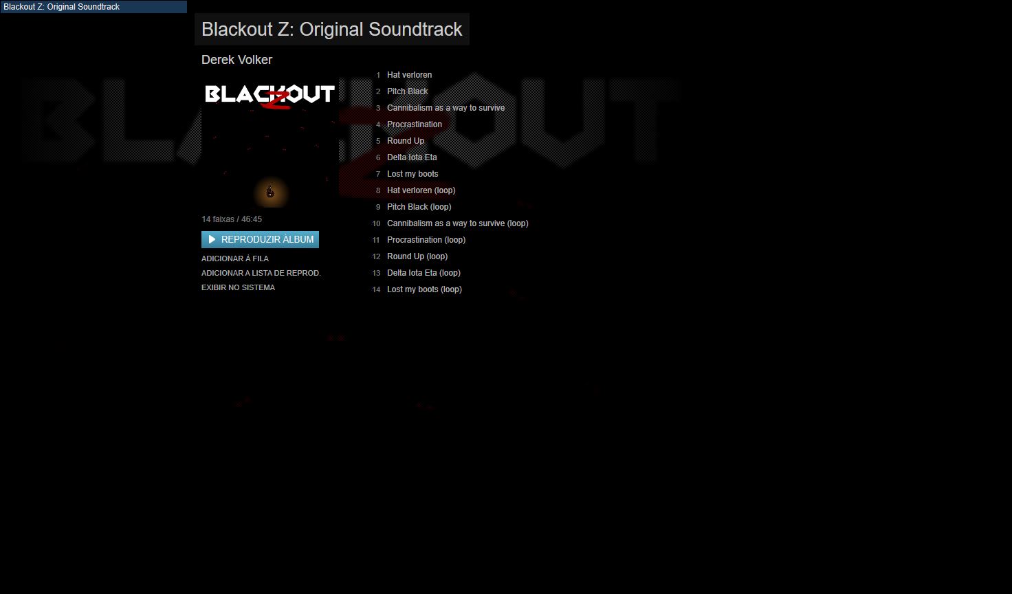 Blackout Z: Original Soundtrack screenshot 1