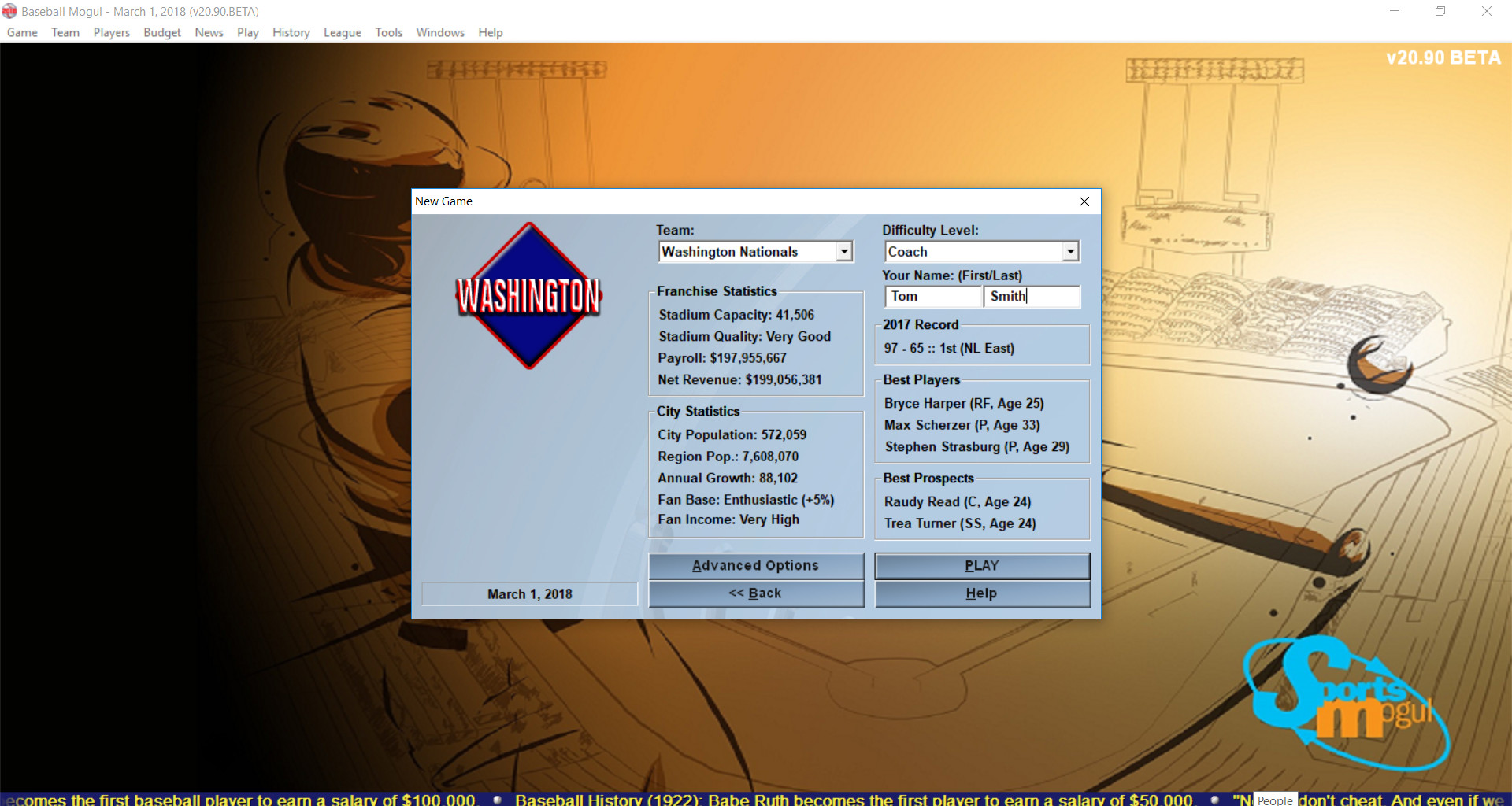 Baseball Mogul 2018 screenshot 6