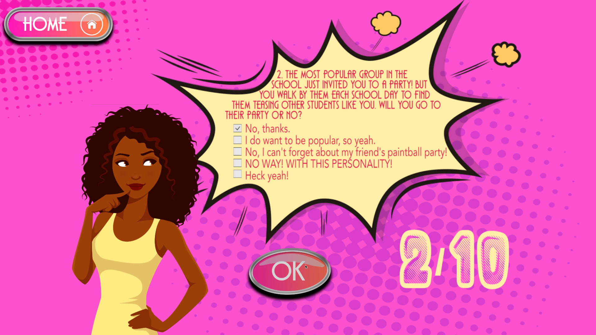 TEEN DATE SIMULATOR screenshot 11