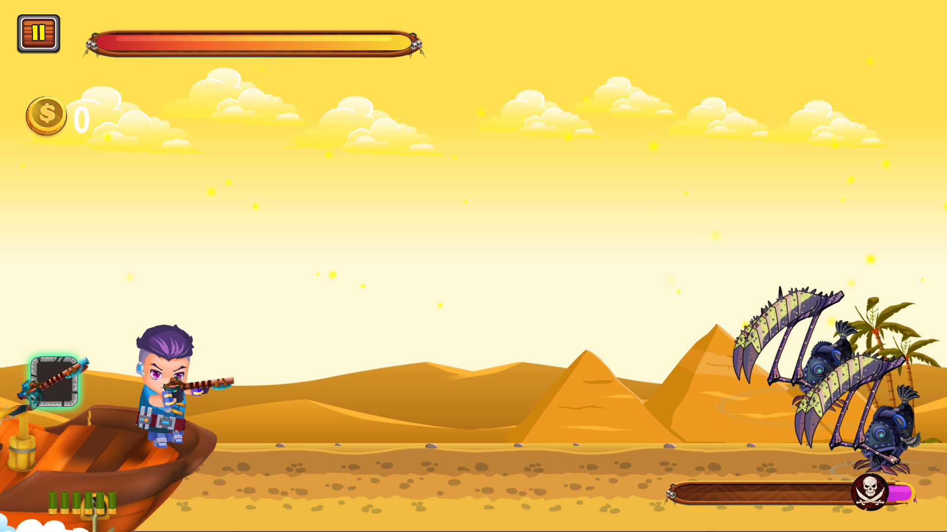 Captain vs Sky Pirates - Pyramids screenshot 4