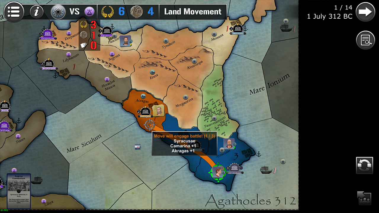 Wars Across the World: Agathocles 312 screenshot 13