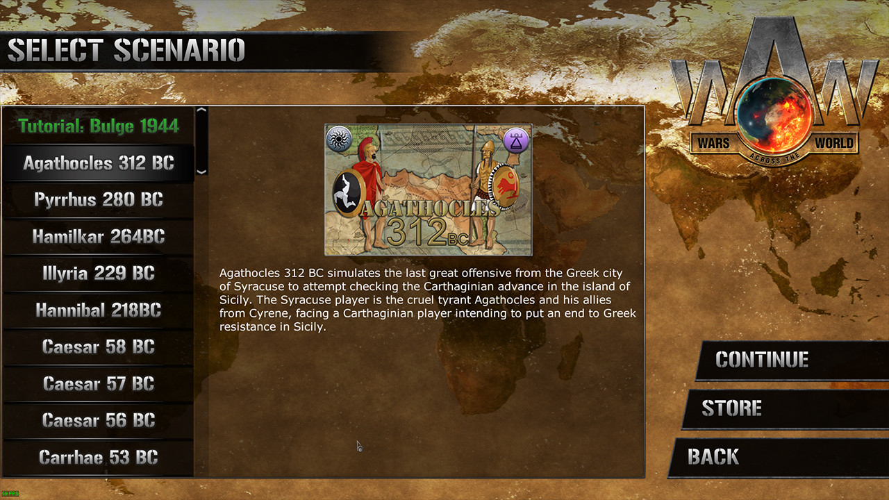 Wars Across the World: Agathocles 312 screenshot 1