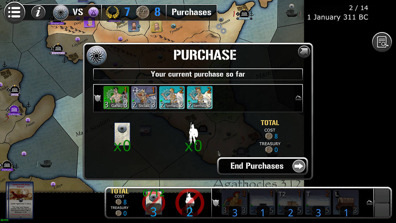 Wars Across the World: Agathocles 312 screenshot 2