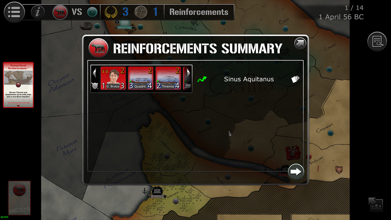 Wars Across the World: Caesar 56 screenshot 2