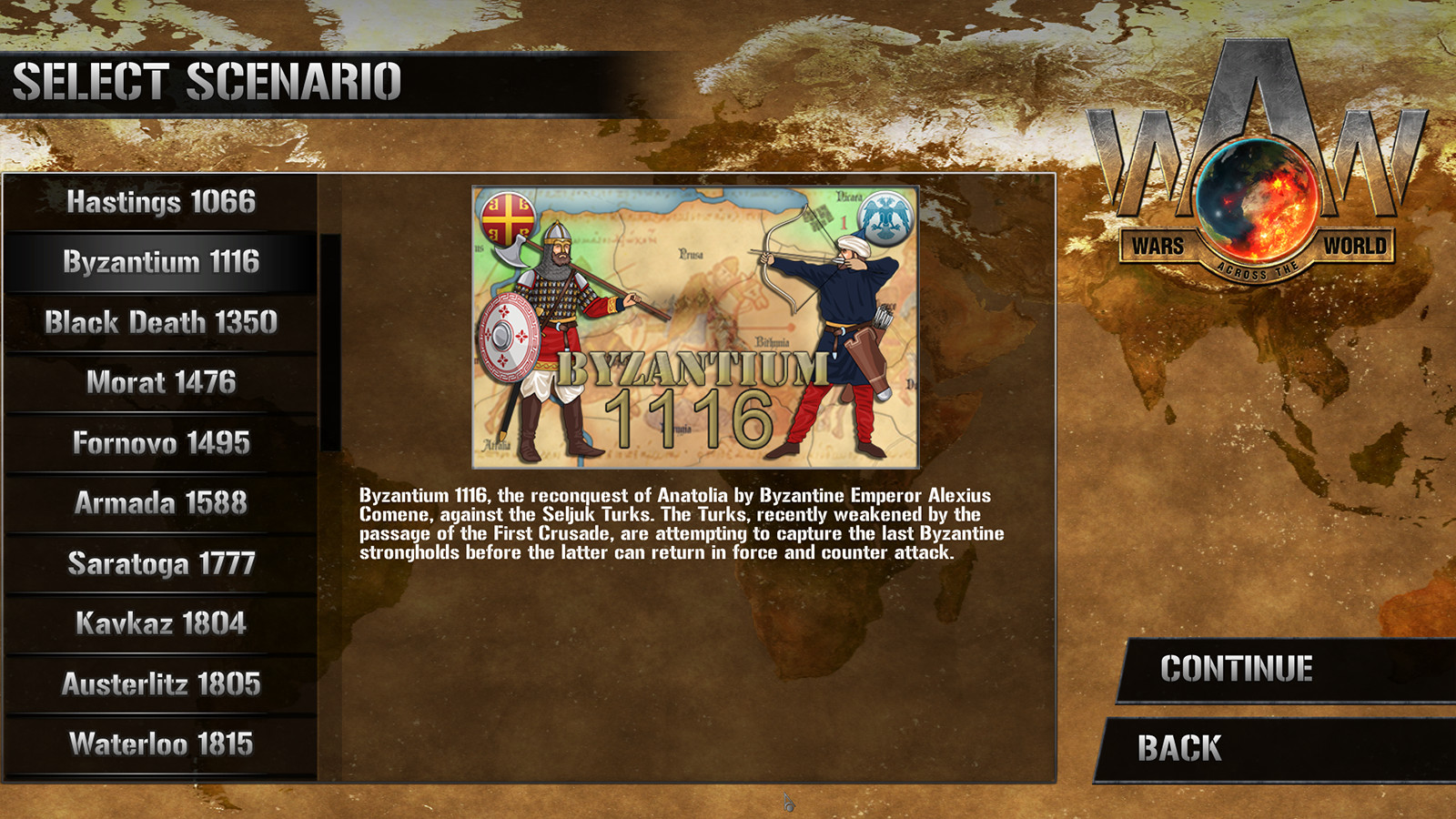 Wars Across the World: Byzantium 1116 screenshot 1