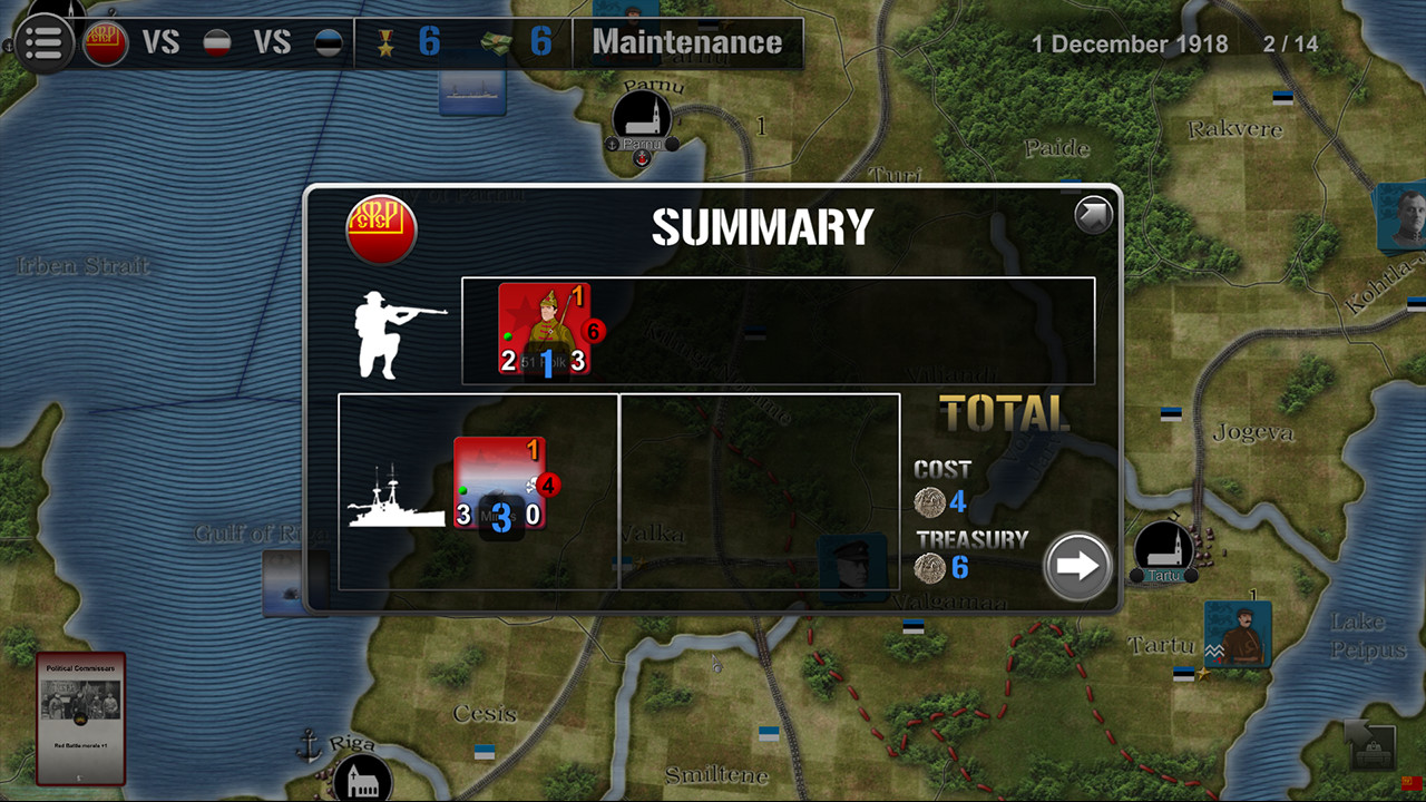 Wars Across the World: Estonia 1918 screenshot 15