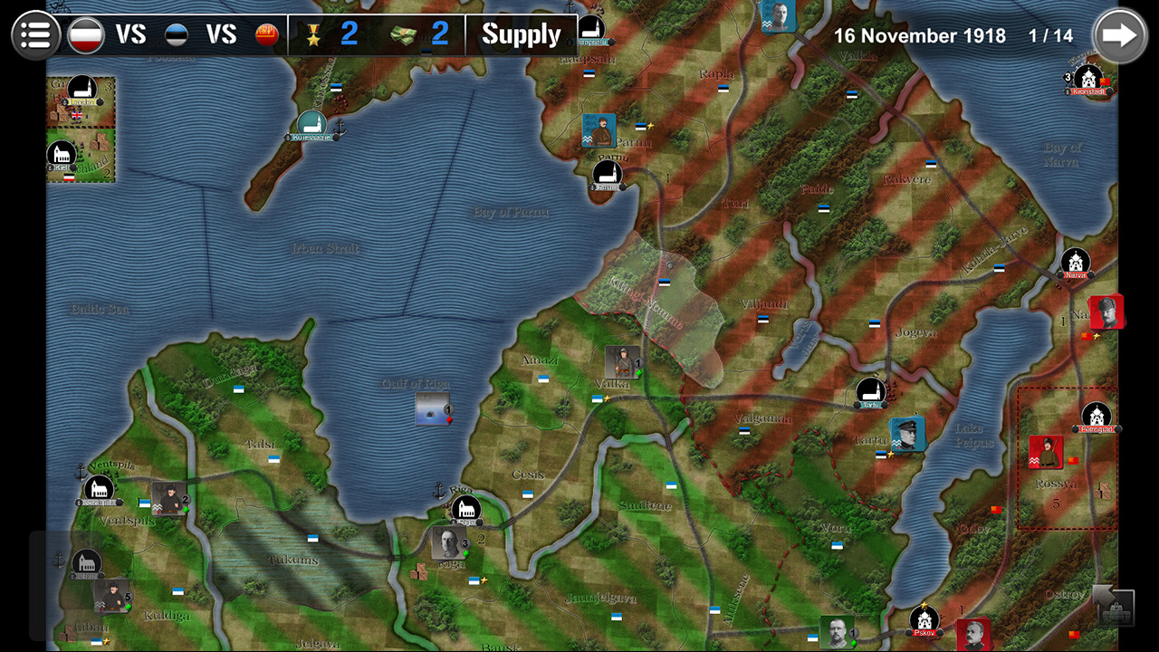 Wars Across the World: Estonia 1918 screenshot 2