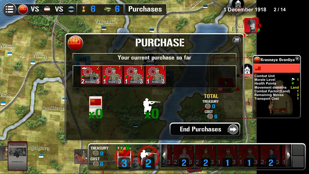 Wars Across the World: Estonia 1918 screenshot 14