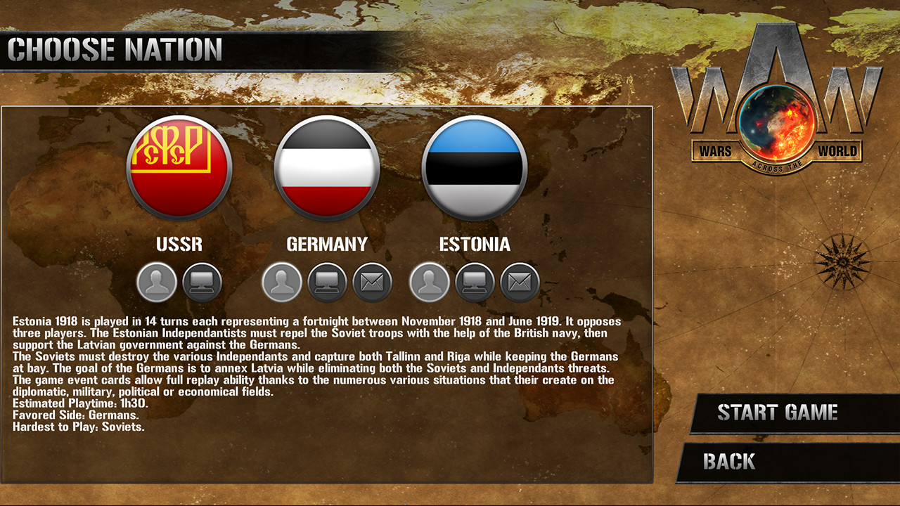 Wars Across the World: Estonia 1918 screenshot 1