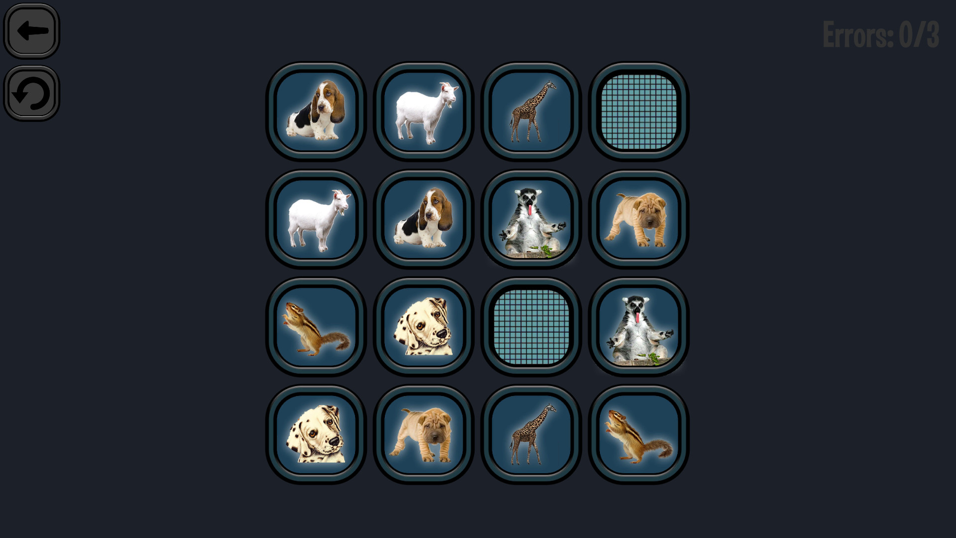 Animals Memory screenshot 1