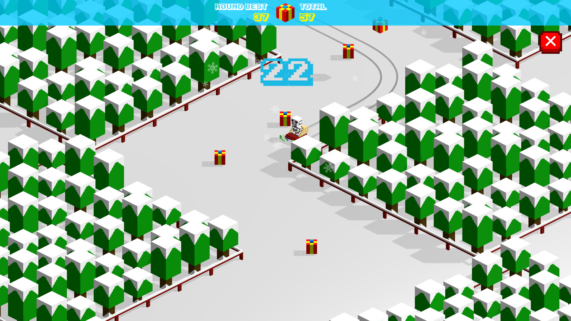 Christmas Race screenshot 2